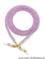 Preview: Brillenkette - Brillenband aus Edelsteinen Jade "lavendel"