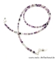 Preview: %Brillenkette - Brillenband aus Edelsteinen Fluorit"violett"