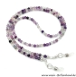 Preview: %Brillenkette - Brillenband aus Edelsteinen Fluorit"violett"