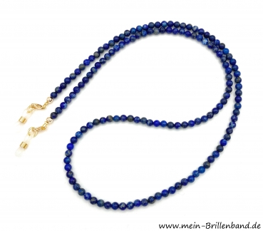 Brillenkette - Brillenband aus Edelsteinen Lapis Lazuli