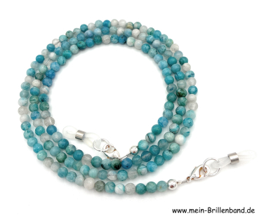 Preview: Brillenkette - Brillenband aus Edelsteinen Hemimorphit