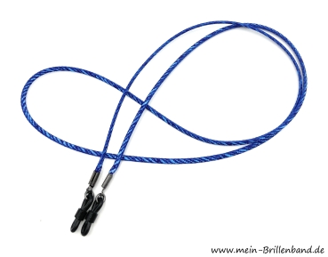 Preview: %Brillenkordel - Brillenband Jeans "dunkelblau"