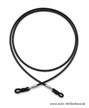 Brillenkette - Brillenband aus Leder "schwarz"