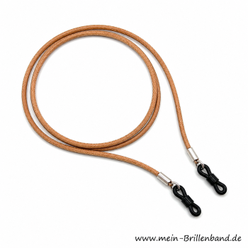 Brillenkette - Brillenband aus Leder "natur"