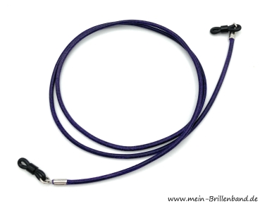 Brillenkette - Brillenband aus Leder "lila"