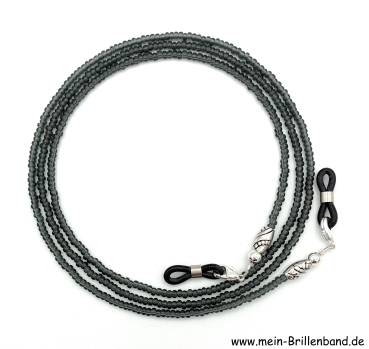 Brillenband "Rauchquarz"