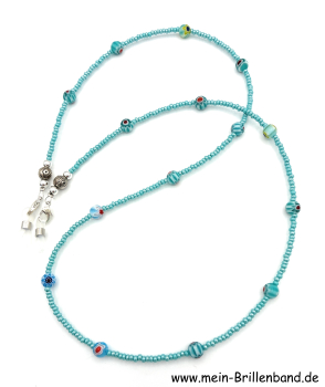 Preview: Brillenkette - Brillenband "türkis"
