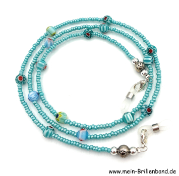 Brillenkette - Brillenband "türkis"