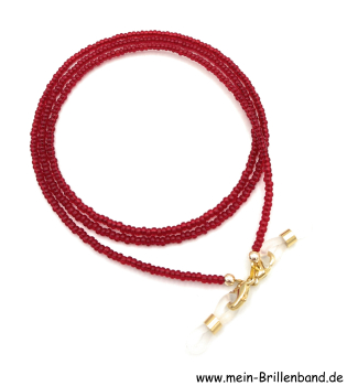 Brillenkette - Brillenband "rot"