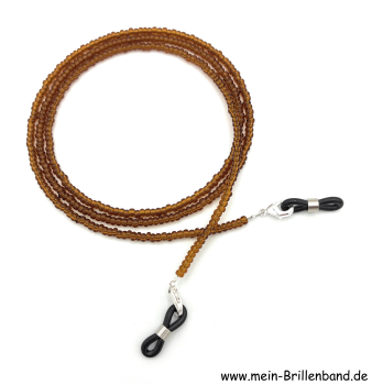 Brillenkette - Brillenband "rehbraun"