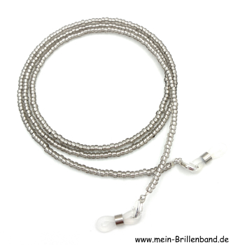 Brillenkette - Brillenband "silbergrau"