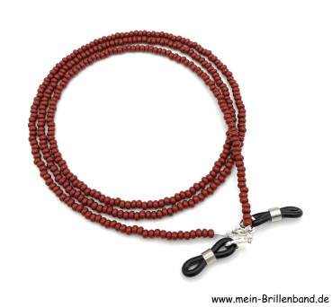Brillenkette - Brillenband "schokobraun"