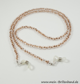 Brillenband-Farfalle "Crystal-Kupfer"