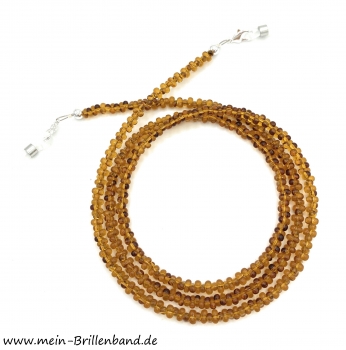 Preview: Brillenband-Farfalle "Bernstein"