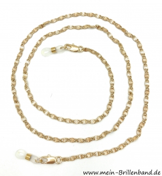 Brillenkette - Brillenband vergoldet
