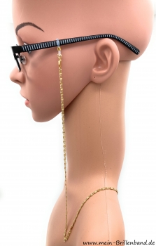 Brillenkette - Brillenband vergoldet