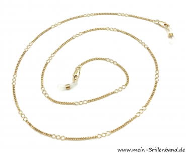Brillenkette -Brillenband vergoldet
