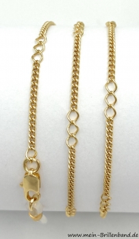 Brillenkette -Brillenband vergoldet