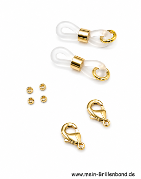 Preview: Brillenketten - Reparaturset - Bastelset "goldfarben"