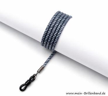 Preview: %Brillenkordel - Brillenband Jeans "grau"