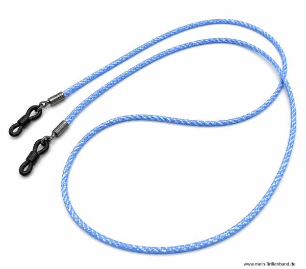 %Brillenkordel - Brillenband Jeans "hellblau"