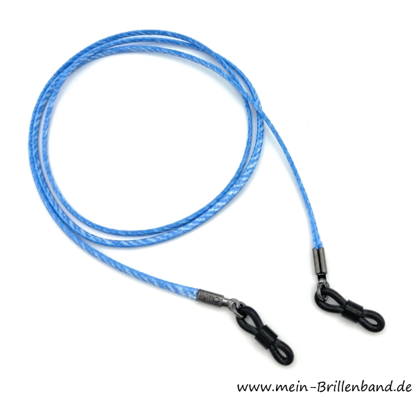 %Brillenkordel - Brillenband Jeans "hellblau"