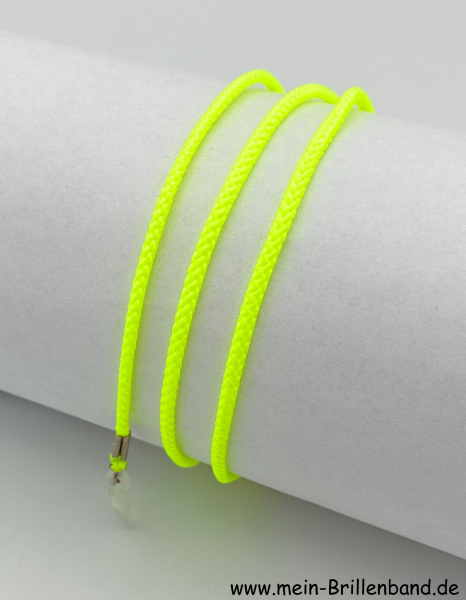 Brillenkordel - Brillenband "neongelb"