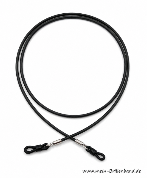 Brillenkette - Brillenband aus Leder "schwarz"