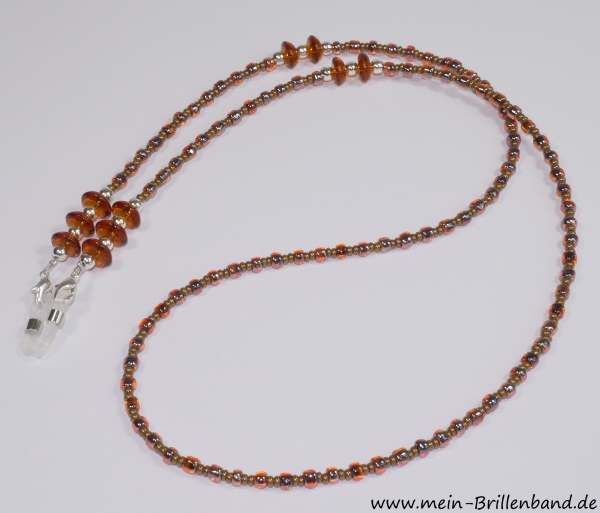 %Brillenkette - Brillenband "braun"