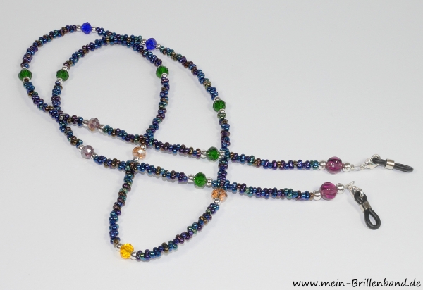 %Brillenkette - Brillenband "lila"