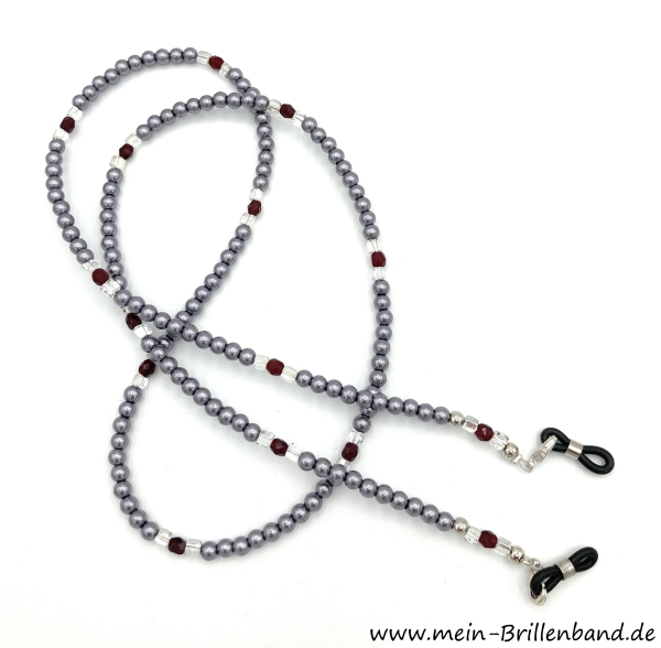 %Brillenkette - Brillenband "anthrazit"