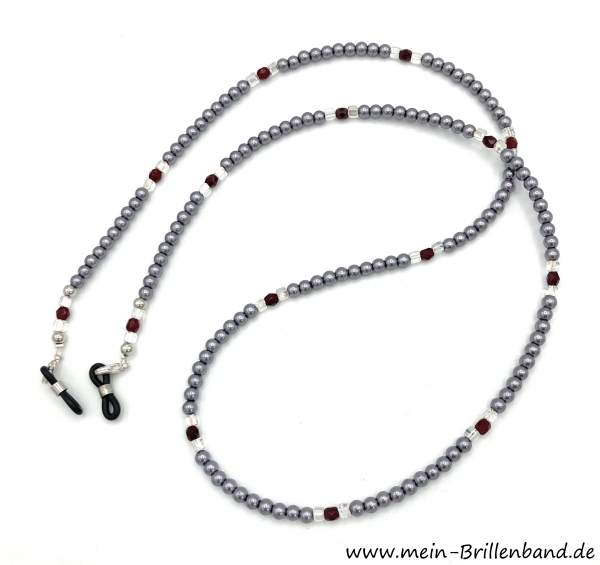 %Brillenkette - Brillenband "anthrazit"