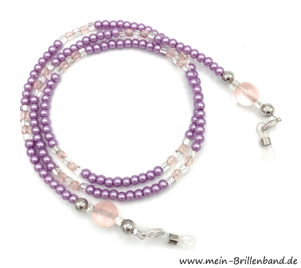 %Brillenkette - Brillenband "lila"