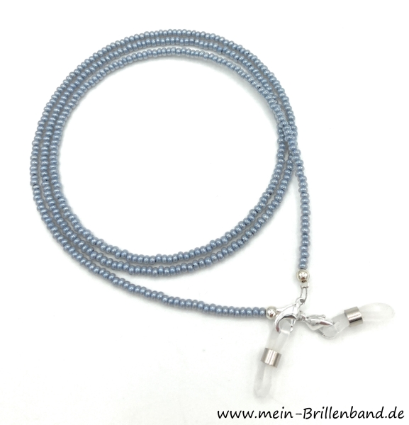 Brillenkette - Brillenband "ceylon silbergrau"