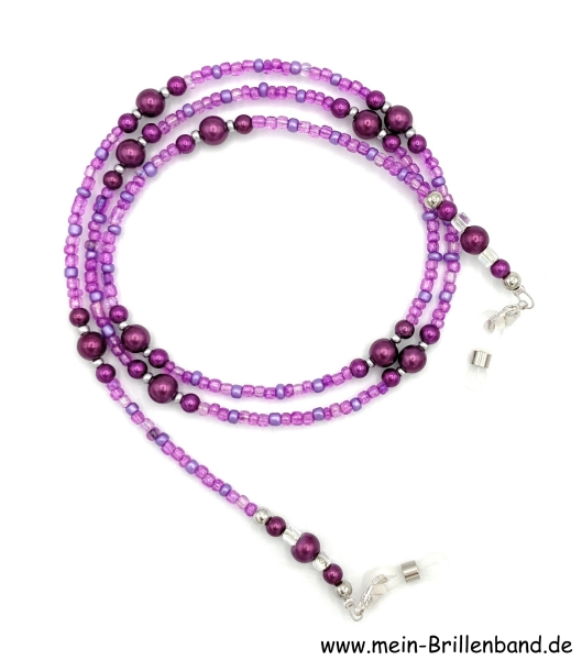 Brillenkette - Brillenband "lila"
