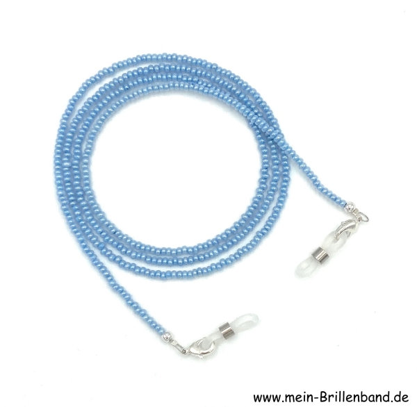 Brillenkette - Brillenband "hellblau"