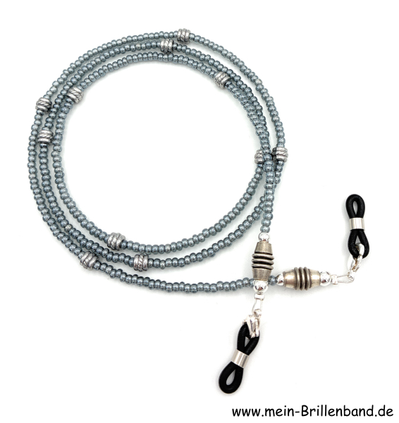 Brillenkette - Brillenband "grau"