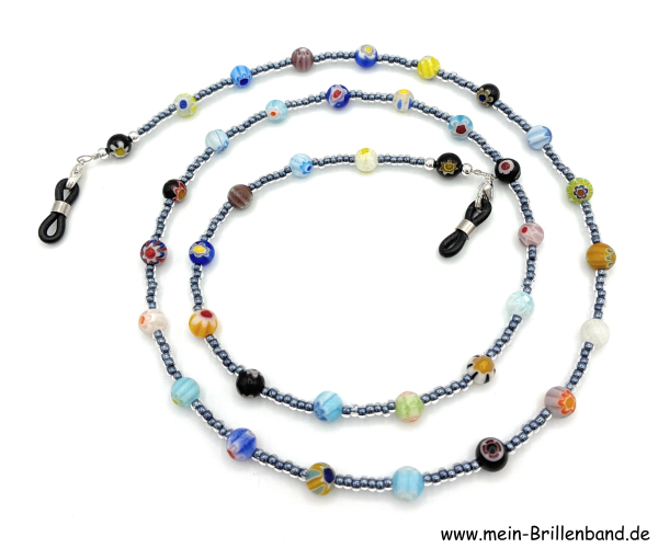 Brillenkette - Brillenband "anthrazit"