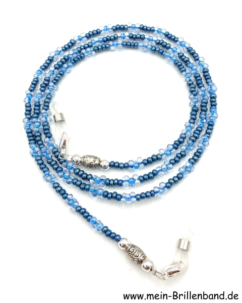 Brillenkette - Brillenband "blau"