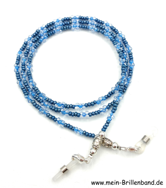 Brillenkette - Brillenband "blau"