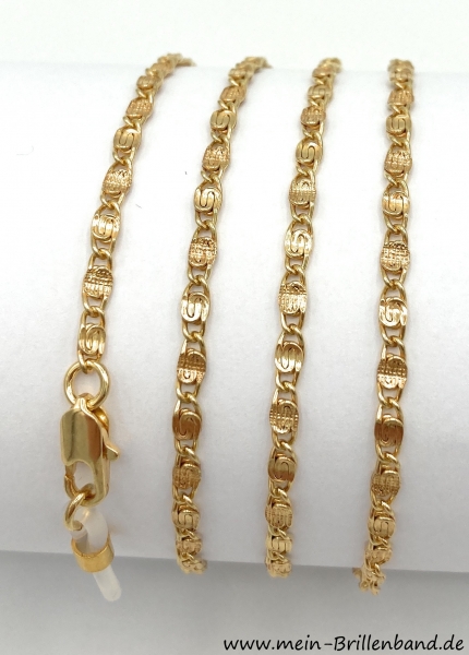 Brillenkette - Brillenband vergoldet