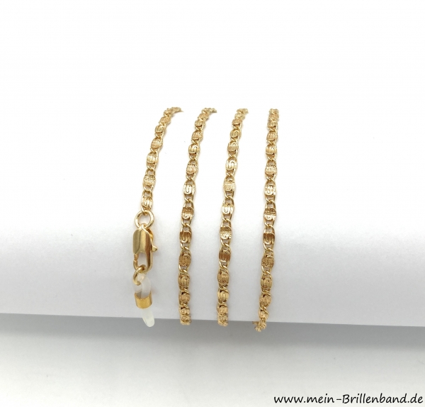 Brillenkette - Brillenband vergoldet