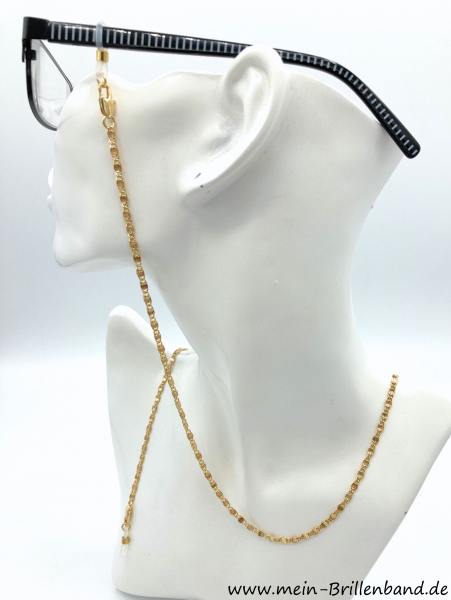 Brillenkette - Brillenband vergoldet