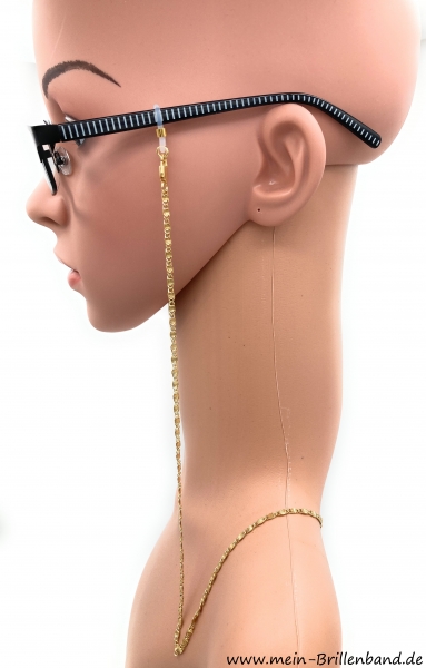 Brillenkette - Brillenband vergoldet