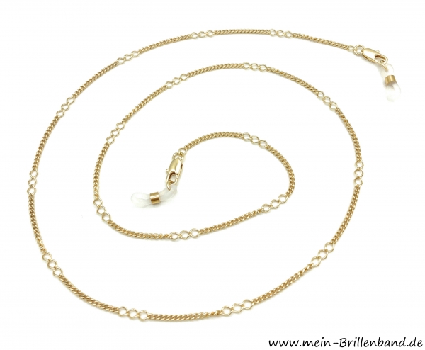 Brillenkette -Brillenband vergoldet