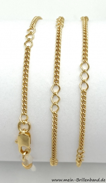 Brillenkette -Brillenband vergoldet